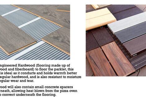 Lafayette engineering student Michael Anderson works on parklet project for Setta Luna
