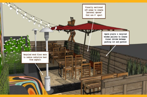 Andrew Chikcki's parklet design for Don Juan