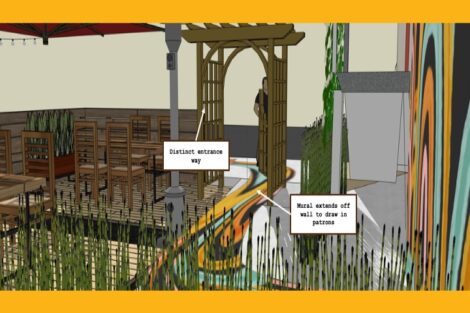 Andrew Chikcki's parklet design for Don Juan