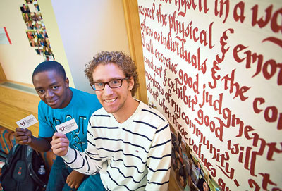 Farai Gombedza ’11 and Brent Hoagland ’12