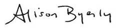 Alison Byerly Signature